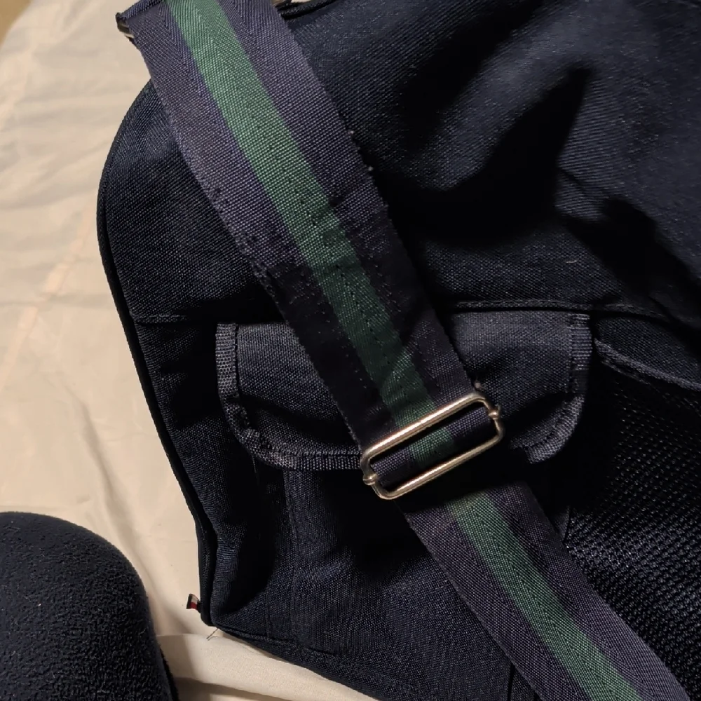 Tommy Hilfiger Navy Blue Duffle Overnight Bag